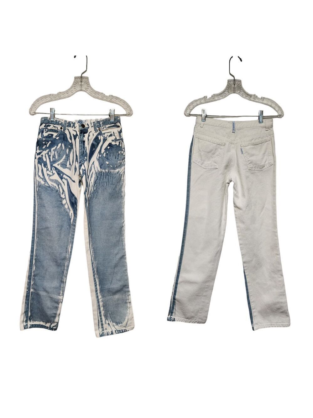 Vintage Jeans By Simonetta Boot-Cut Colorblock Denim Jeans Size EUR12/US Small